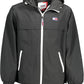Sleek Recycled Nylon Hooded Jacket