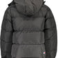 Sleek Contrasting Detail Men's Jacket with Hood