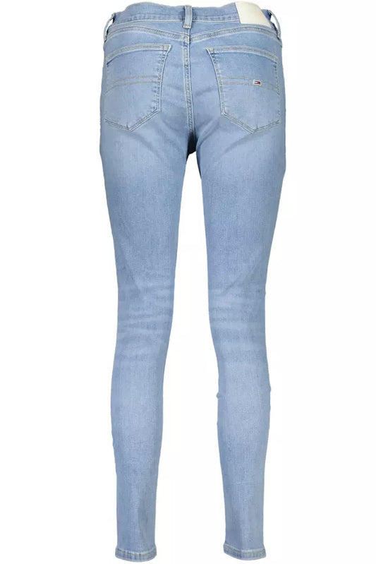 Chic Mid Rise Skinny Light Blue Jeans