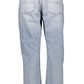 High-Waist Washed Jeans with Logo Accent