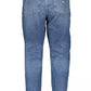Ultra High Rise Tapered Mom Jeans in Washed Blue