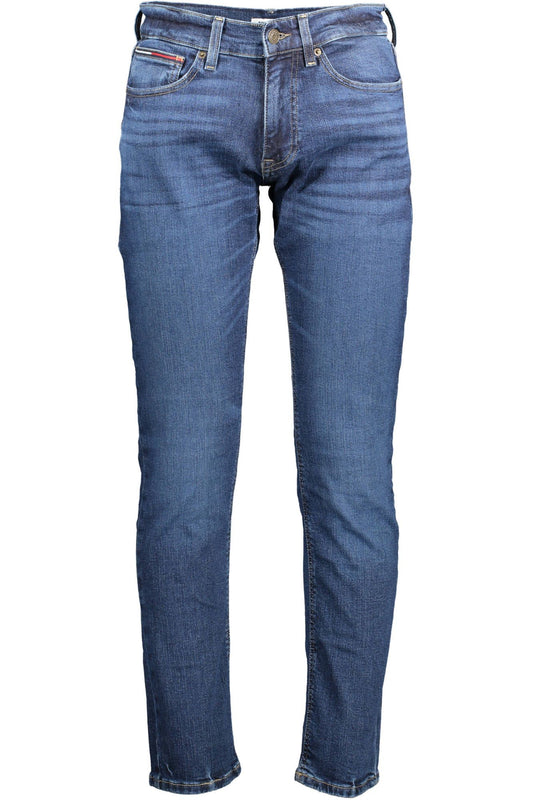 Slim Scanton Blue Cotton Jeans