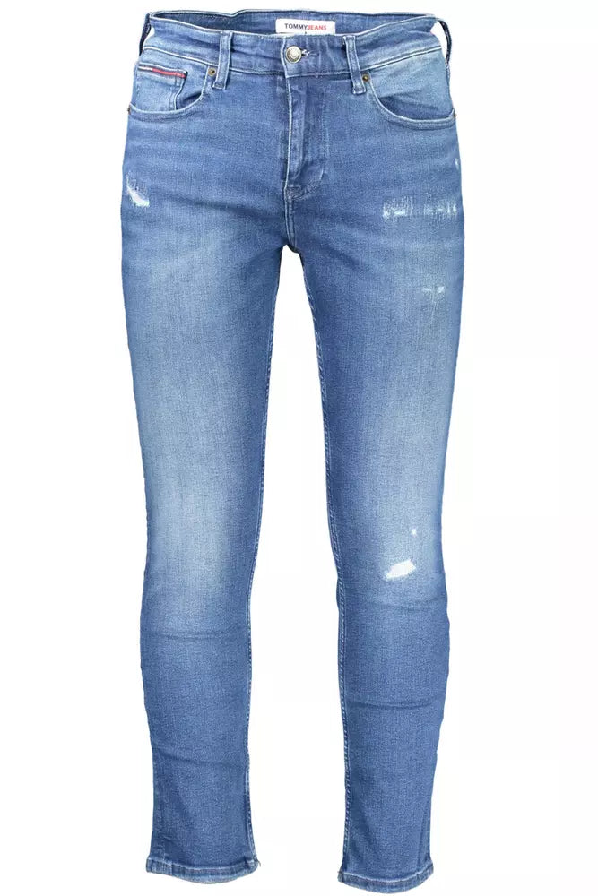 Austin Slim Washed Blue Jeans