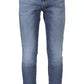 Slim Tapered Washed Blue Jeans