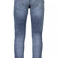 Slim Tapered Washed Blue Jeans