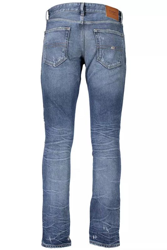 Slim Scanton Washed Jeans in Timeless Blue