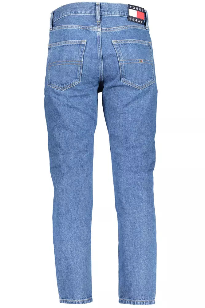 Classic Blue Tapered Dad Jeans