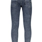 Sleek Cotton Denim Jeans - Classic Button Zip Fly