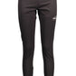 Chic Embroidered Logo Leggings