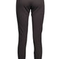 Chic Embroidered Logo Leggings