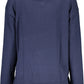 Chic Contrast Crew-Neck Long-Sleeve Shirt