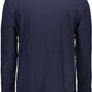 Classic Blue Cotton Crewneck Sweater