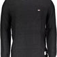 Sleek Black Embroidered Sweater