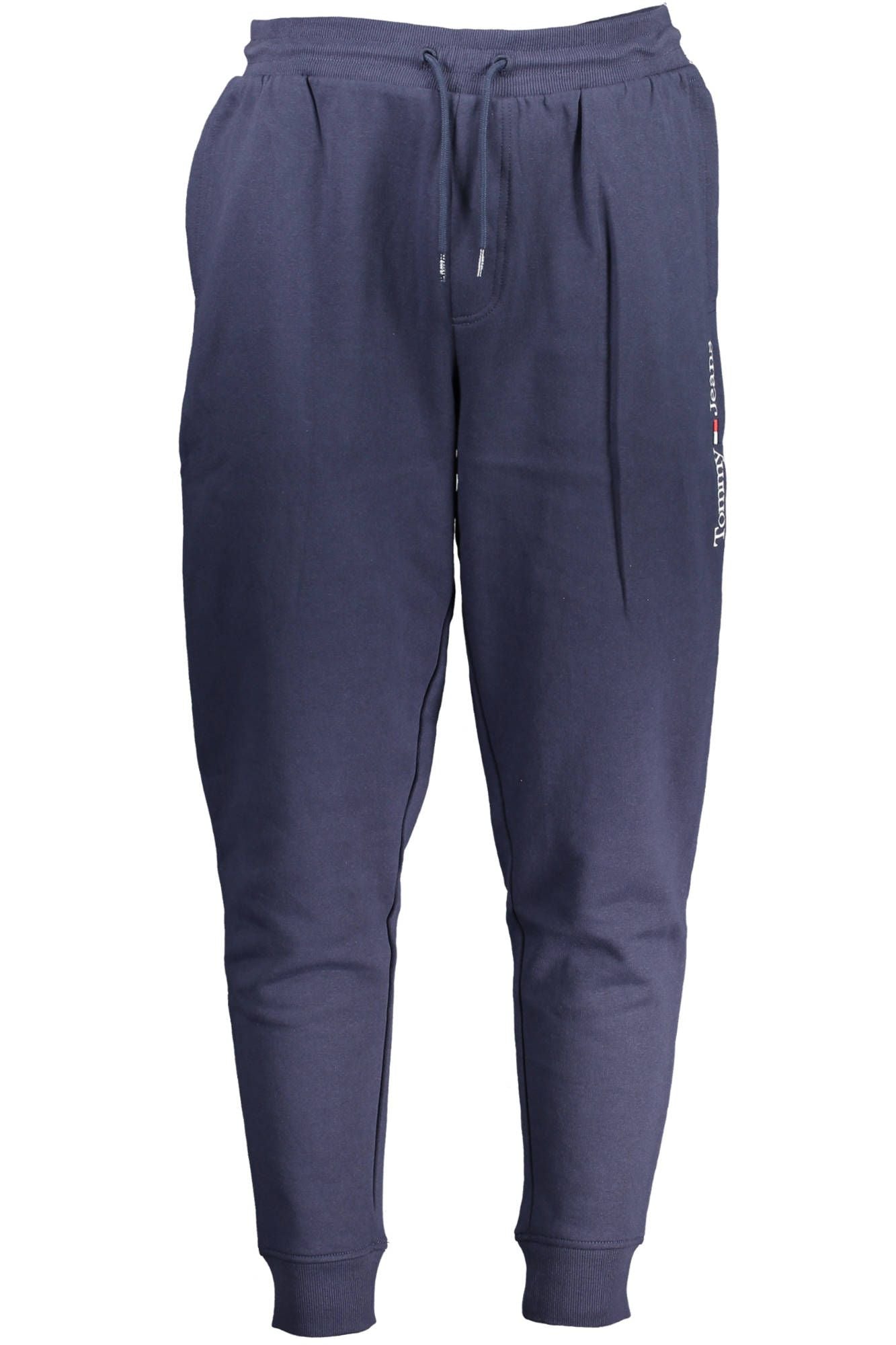 Casual Blue Sporty Trousers with Ankle Elastic