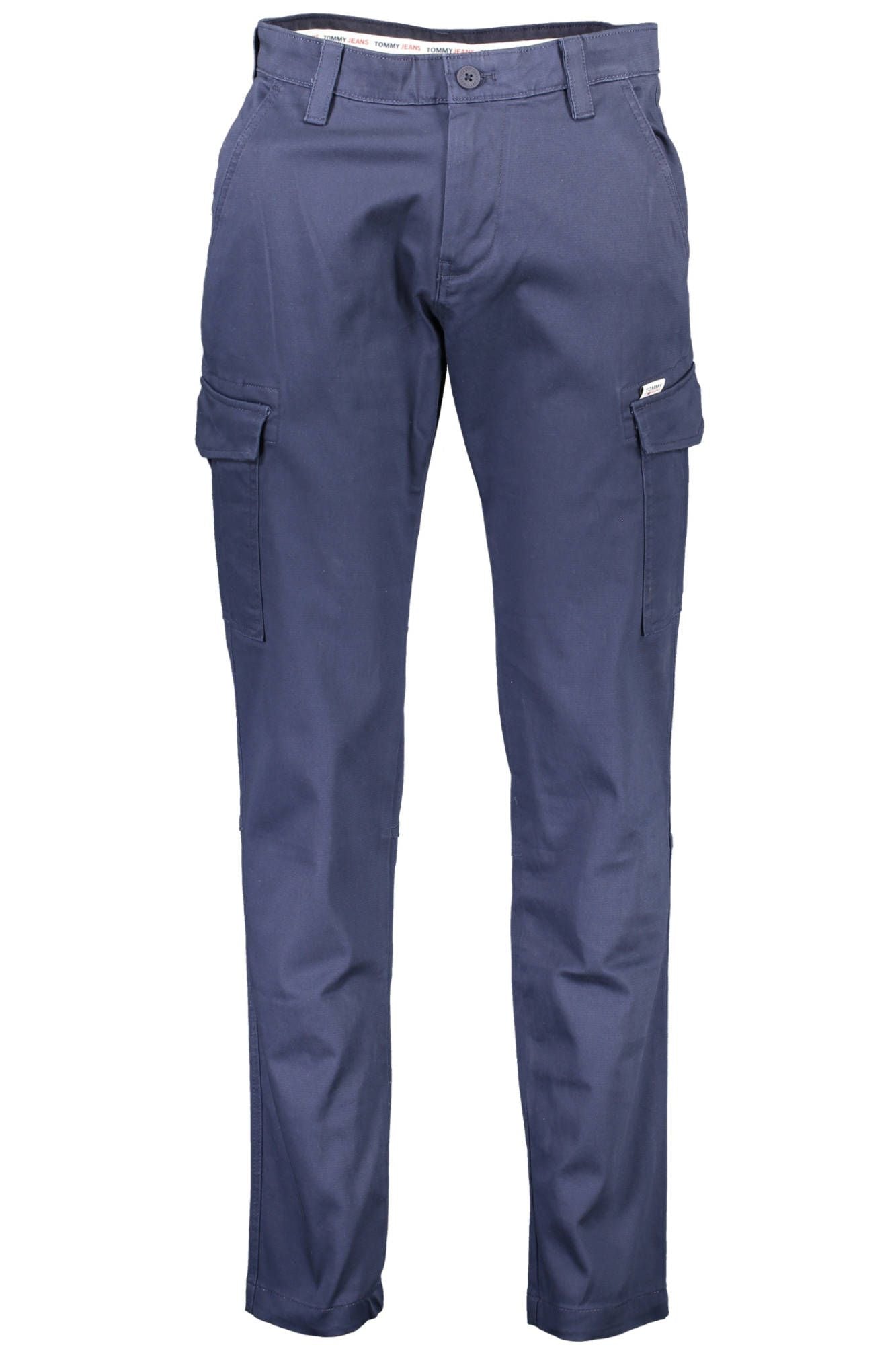 Timeless Blue Cotton Stretch Trousers