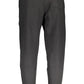 Elegant Sporty Black Trousers with Logo Detail