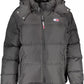 Chic Recycled Down Jacket With Detachable Hood