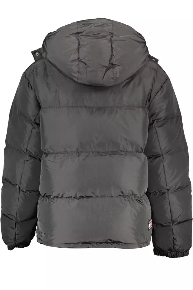 Chic Recycled Down Jacket With Detachable Hood