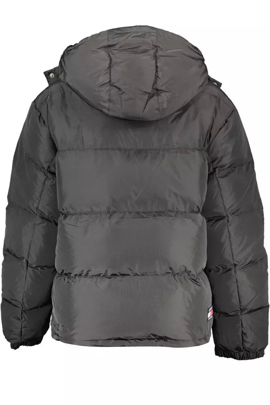 Chic Recycled Down Jacket With Detachable Hood