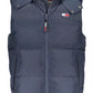 Sleek Sleeveless Down Vest in Bold Blue