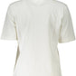 Chic White Organic Cotton Polo Shirt