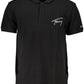 Eco-Friendly Embroidered Black Polo Shirt