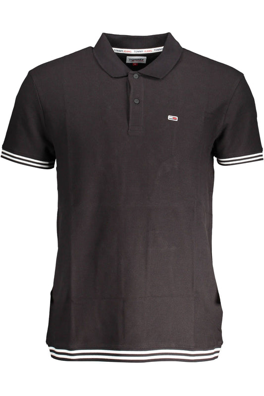 Sleek Contrasting Polo Shirt