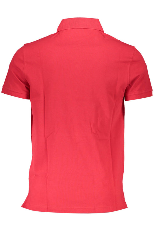 Elegant Slim Fit Polo Perfection in Red