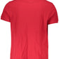 Chic Red Cotton Polo Shirt - Regular Fit