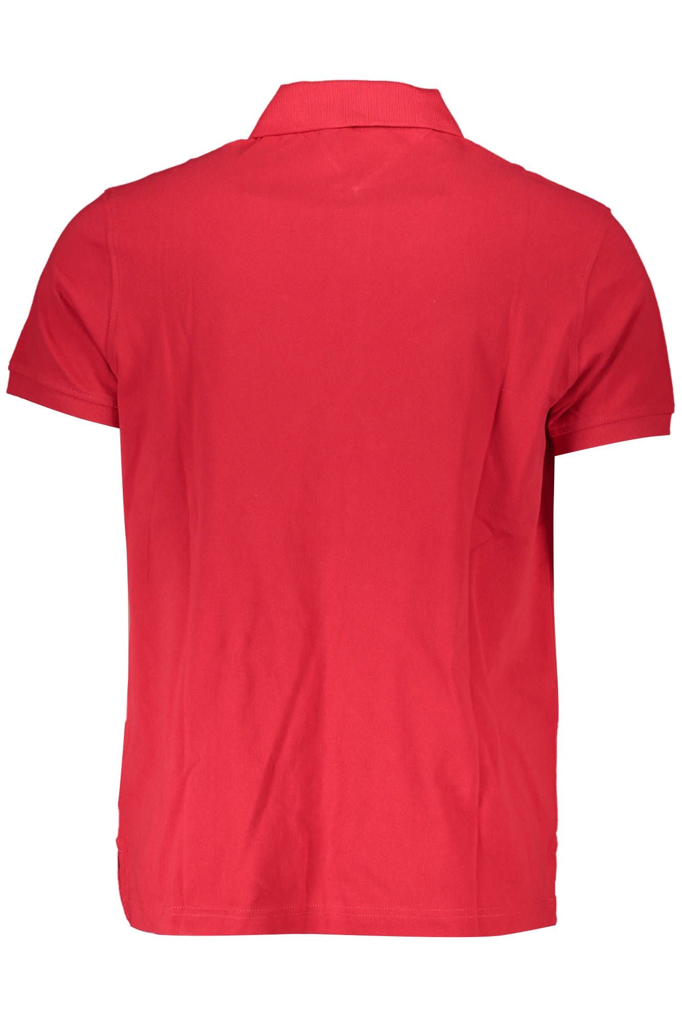 Chic Red Cotton Polo Shirt - Regular Fit