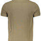 Slim Fit Embroidered Green Polo Shirt