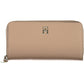 Beige Polyurethane Chic Wallet