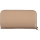 Beige Polyurethane Chic Wallet