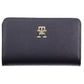 Elegant Blue Wallet with Multiple Compartments