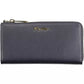 Chic Blue Polyethylene Wallet with Logo