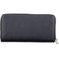 Chic Blue Polyurethane Wallet with Ample Space