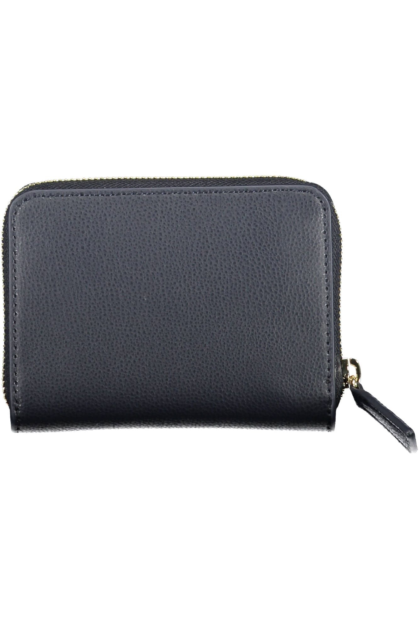 Elegant Blue Multi-Compartment Wallet