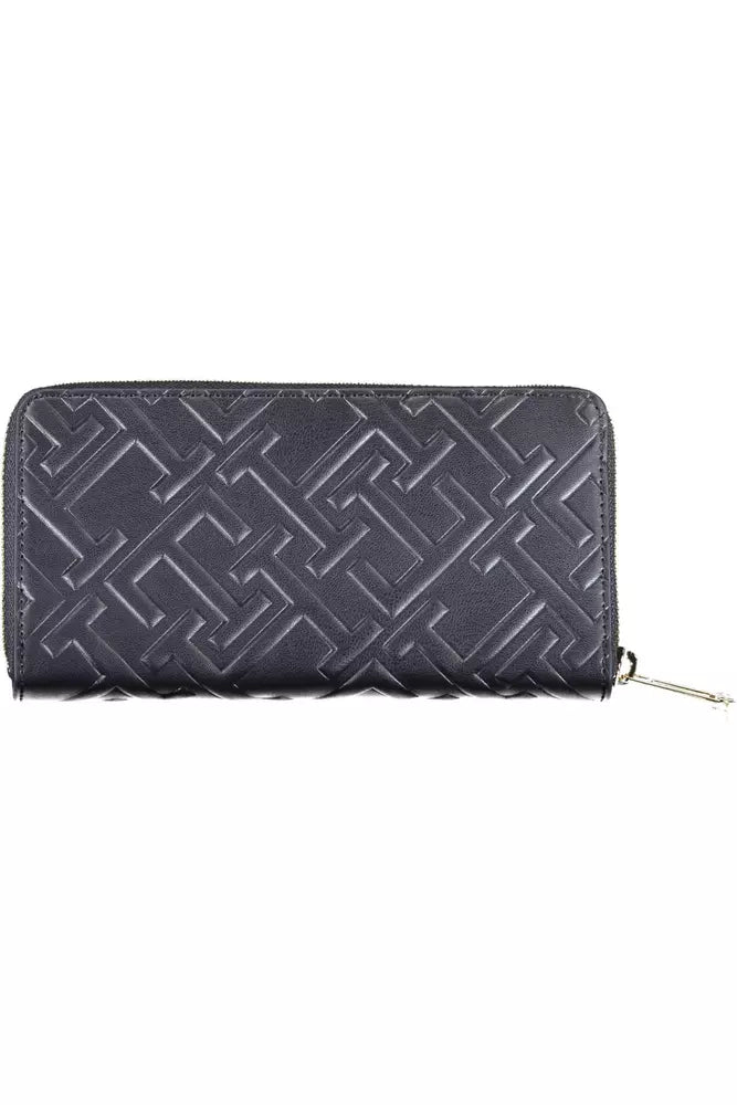 Sleek Blue Polyethylene Wallet with Logo