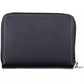 Elegant Blue Polyethylene Wallet with Coin Purse