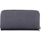 Chic Blue Polyethylene Wallet with Logo