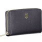 Chic Blue Polyethylene Wallet with Logo