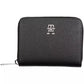 Elegant Black Polyethylene Zip Wallet
