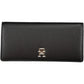 Elegant Black Polyurethane Wallet for Women