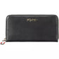 Sleek Leather Quintuple Wallet in Classic Black