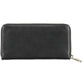 Elegant Black Leather Wallet with Multiple Compartments
