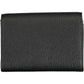 Elegant Triple Compartment Wallet in Sleek Black