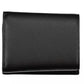 Sleek Black Polyethylene Wallet with Secure Closure