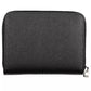 Elegant Black Polyethylene Zip Wallet