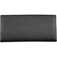 Elegant Triple-Compartment Black Wallet