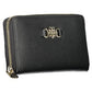 Elegant Black Zip Wallet with Multiple Compartments